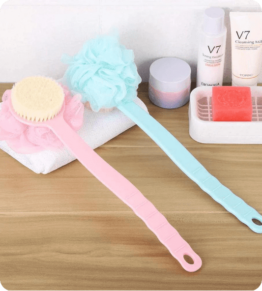 Showerzone 2 IN 1 Loofah and Bath Brush