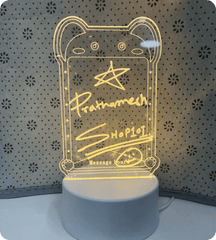 Petrichor 3D Visualization Lamp: Festive LED Lights