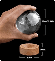 3D Solar System Crystal Ball Night Light