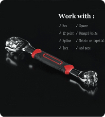 Universal Multi-Function 48-in-1 Stainless Steel Spanner