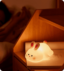 Cute Bunny Night Light – Rechargeable LED Lamp