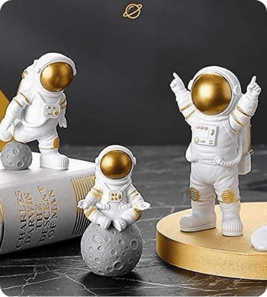 Astronaut Spaceman Statue Figurine Collection