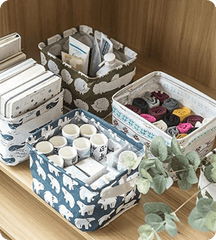 Foldable Storage Box Organizer for Clothing and Garments