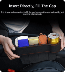 Car Seat Gap Organizer with Bottle Holder