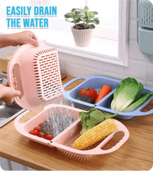 Foldable Colander Sink Strainer:  2 Pack