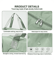 Foldable Lightweight Waterproof Travel Duffel Bag