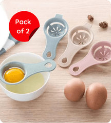 Egg Yolk Separator (Easy to Use Pack of 2)