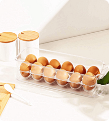 Egg Storage Box with Lid & Handles