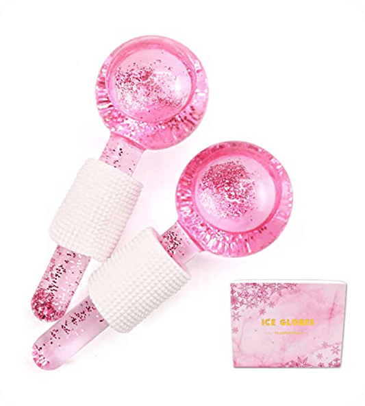 Cooling Ice Globes for Facial Massage, 2pcs