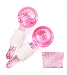 Cooling Ice Globes for Facial Massage, 2pcs