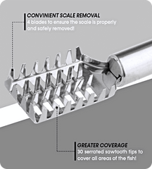 Stainless Steel Fish Scale Remover Kitchen Tool