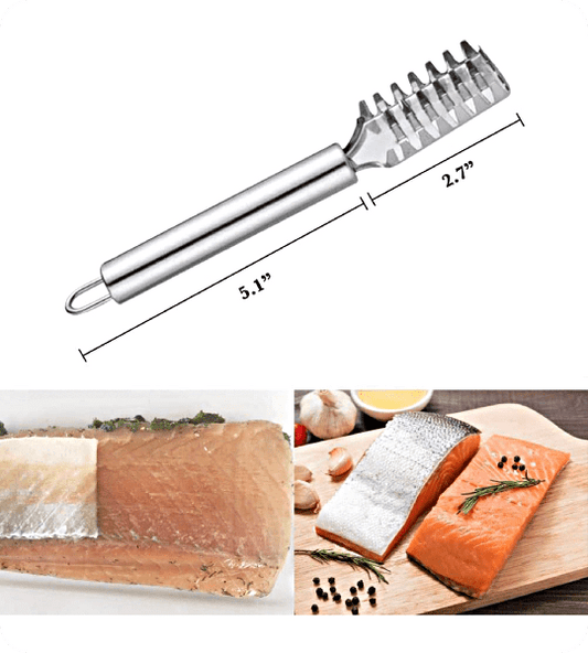 Stainless Steel Fish Scale Remover Kitchen Tool