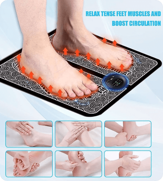 Wireless Rechargable EMS Foot Massager for Pain Relief