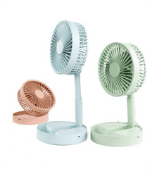 USB Rechargeable Adjustable Foldable Desk Fan