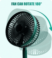 USB Rechargeable Adjustable Foldable Desk Fan