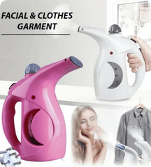 Portable Handheld Multipurpose Steamer for Face and Garments