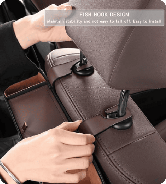 Universal Car Backseat Organizer with Cup Holder