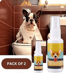 Pawsome Pee-Poo Toilet Training Spray: Train Pets (Pack of 2)