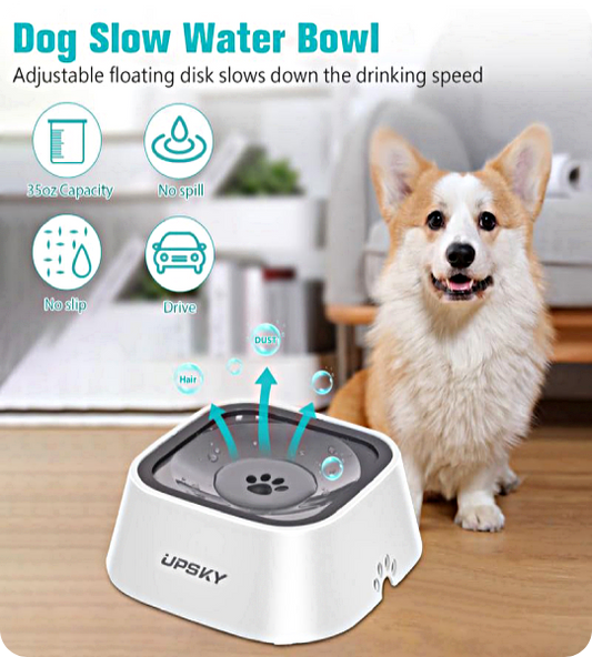 Portable Anti-Spill Pet Water Bowl Dispense