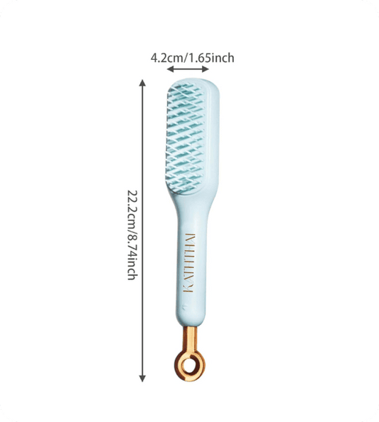 Self-Cleaning Hair Brush with Retractable Bristles