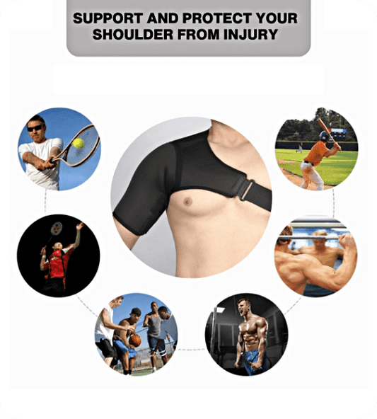 Adjustable Shoulder Brace for Sports and Support