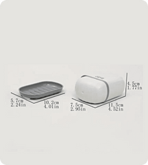 Leakproof Travel Soap Case with Draining Design