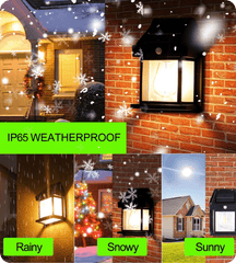 Wireless Solar Wall Lantern with Motion Sensor