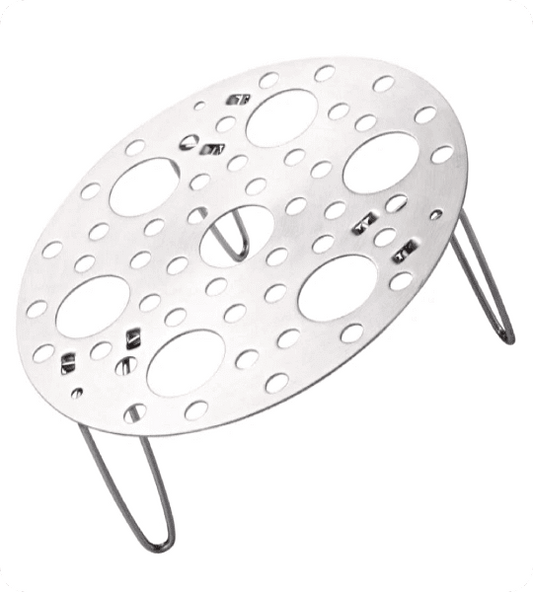 Stainless Steel Folding Steamer Rack for Eggs and Veggies