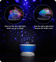 360 Degree Rotating Moon Night Light Projector (Multipurpose)