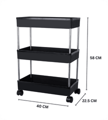 4-Tier Slim Kitchen Storage Rack Organizer