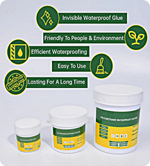 Super Strong Waterproof Transparent Glue with Brush