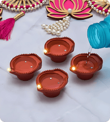 EcoGlow Water Sensor Diya with Shankarji Pind